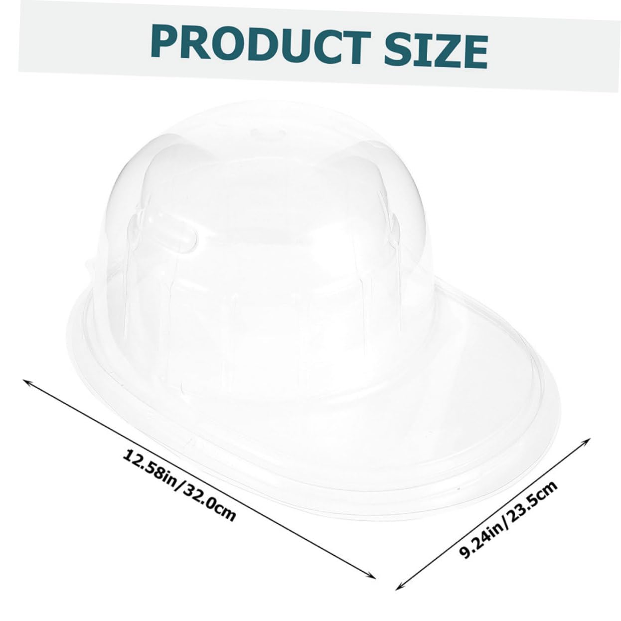 Alipis Portable Baseball Cap Storage Box Transparent Hat Carrier Organizer for Travel Display Cap Shaper and Support for Baseball Hats Hat Storage