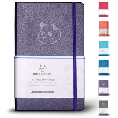 Panda Planner 2025 Undated Daily Planner with Hourly Schedule 5.75