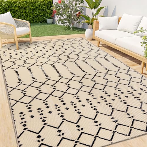 Smiry Outdoor Rug 5x8 Beige