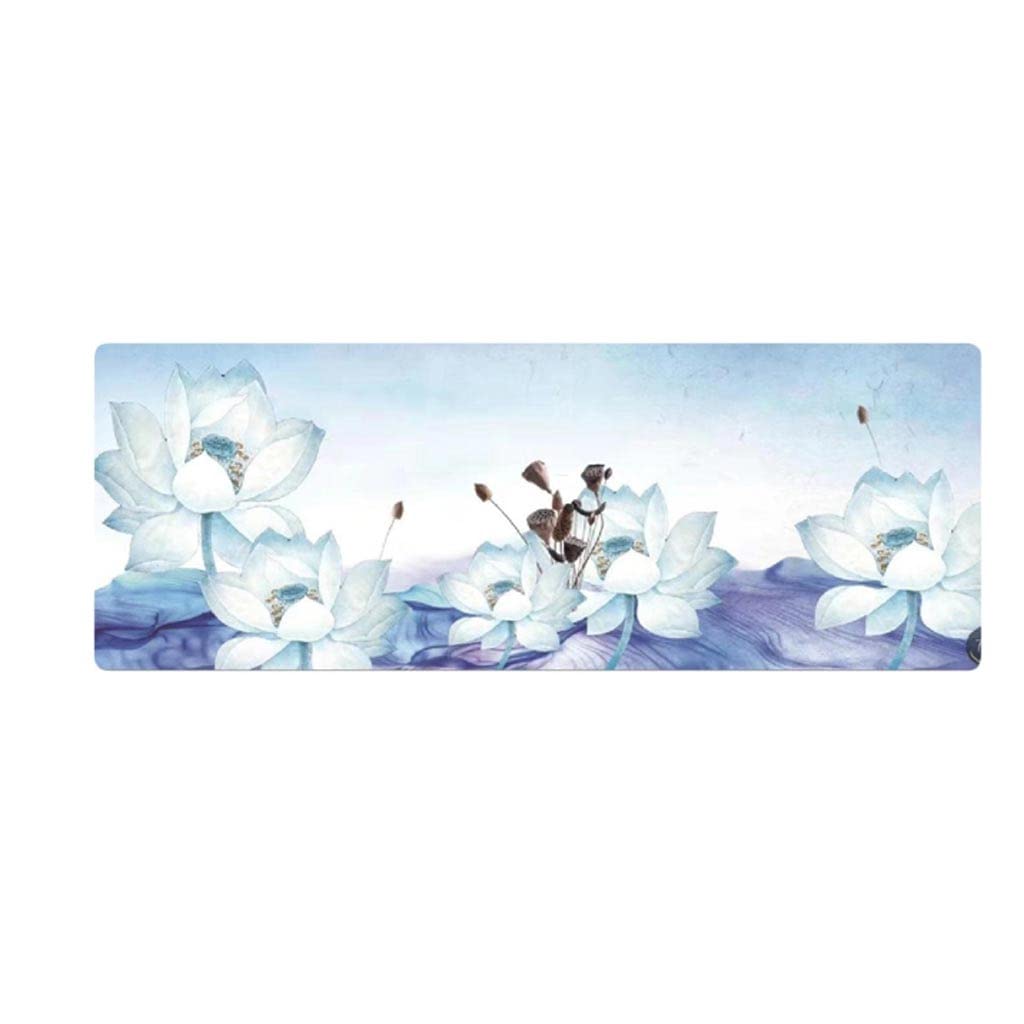 1 5mm Sweat-absorbent Suede Yoga Mat Gym Home Rubber for Fitness Exercises Pilates Practice