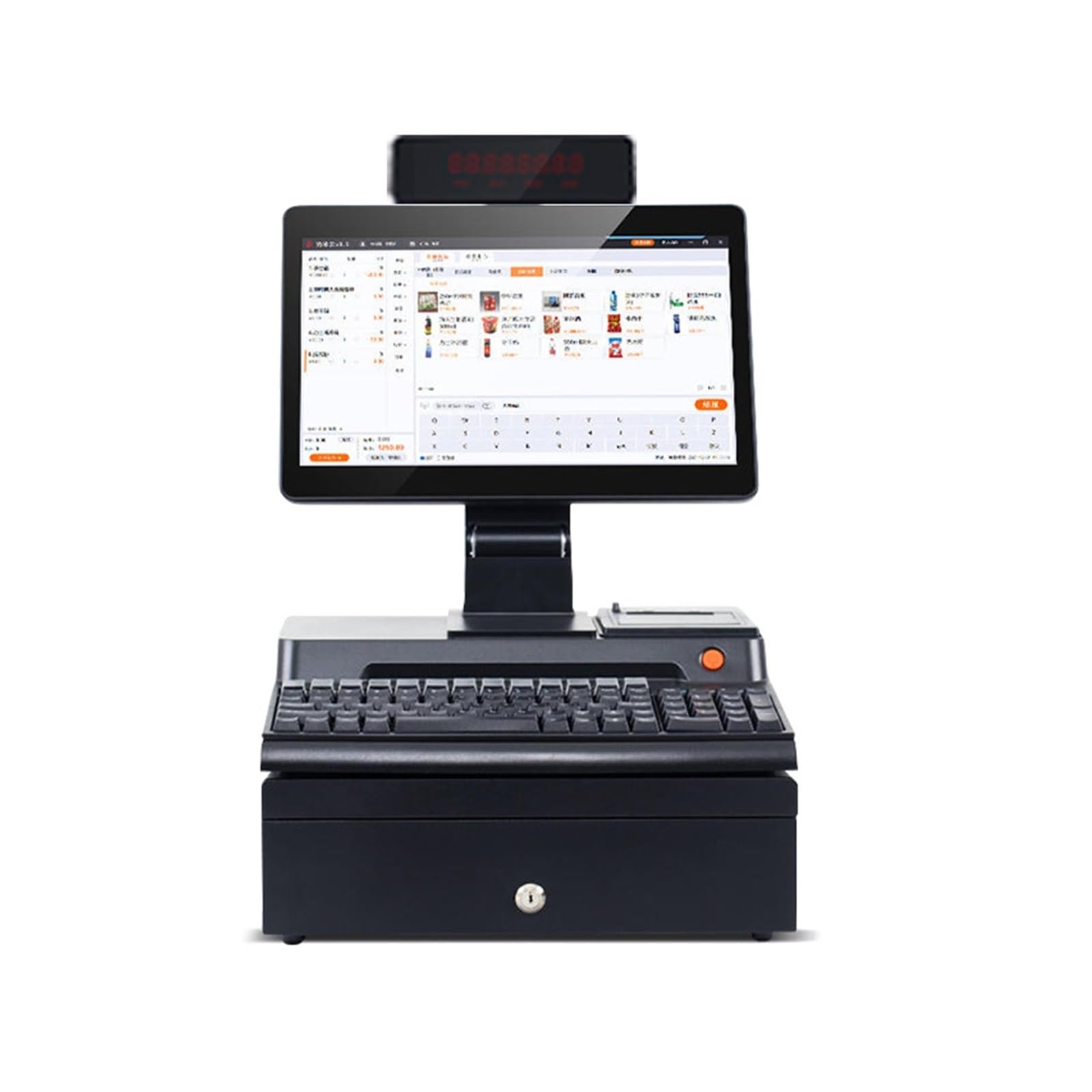 Amazon | レジ 14インチタッチスクリーン、ボックス、キーボード