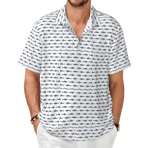 Chemise requin homme contre la chaleur : confort doux d'été