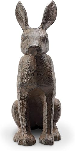 Miniatura 2 de SPI Escultura de conejo de hierro fundido Good Listener