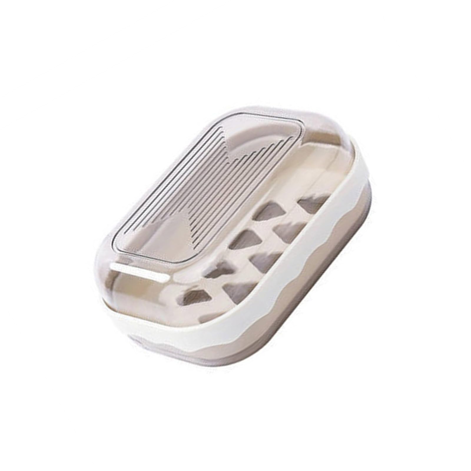 Portable Soap Tray Shower Accessories Drainage for Outdoor Trip Travel with Lid