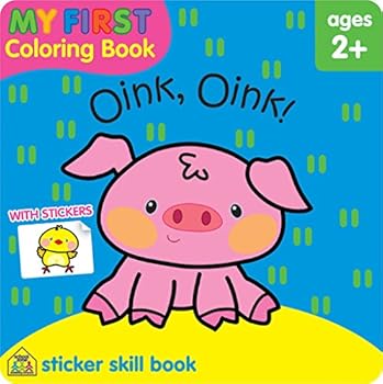 Paperback My First Coloring Book Oink Oink Book