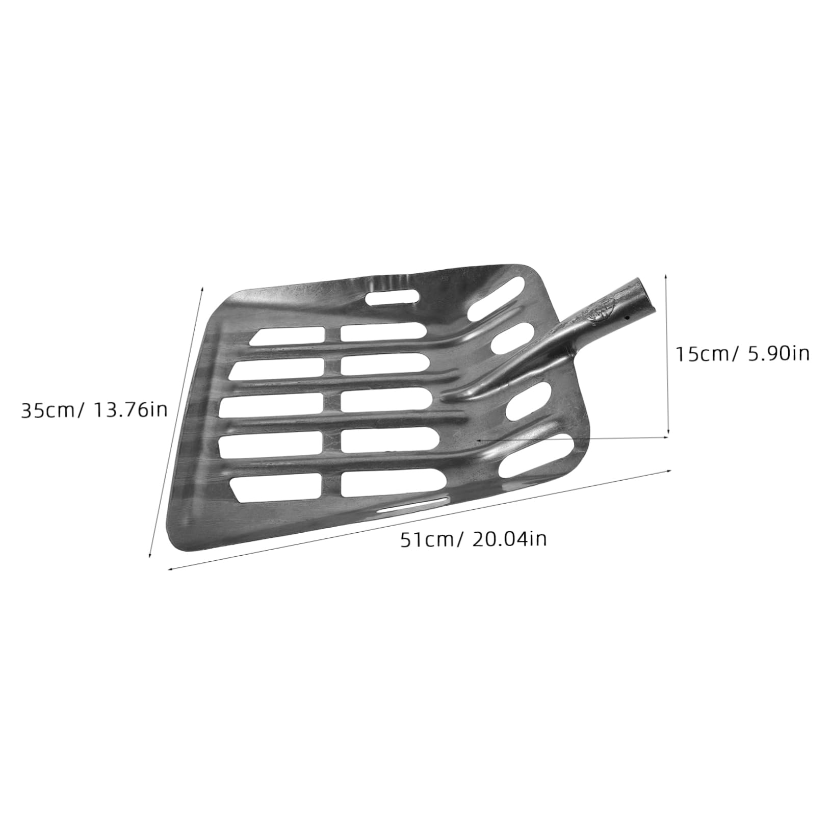 Pala de Multifuncional para de Pala de Hierro Resistente para Recolección y Excavación Jardín y Huerto Diseño Perforado para Eficiencia y Durabilidad