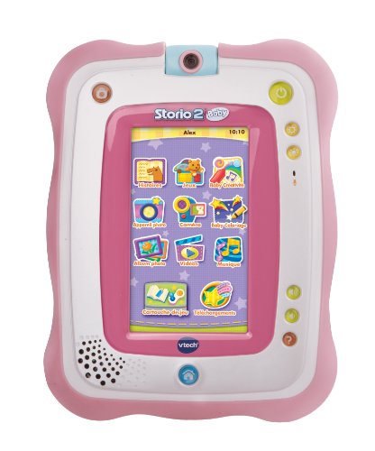 VTech - 146855 - Jeu Educatif Electronique - Console Storio 2 Baby Rose avec Coque De Protection
