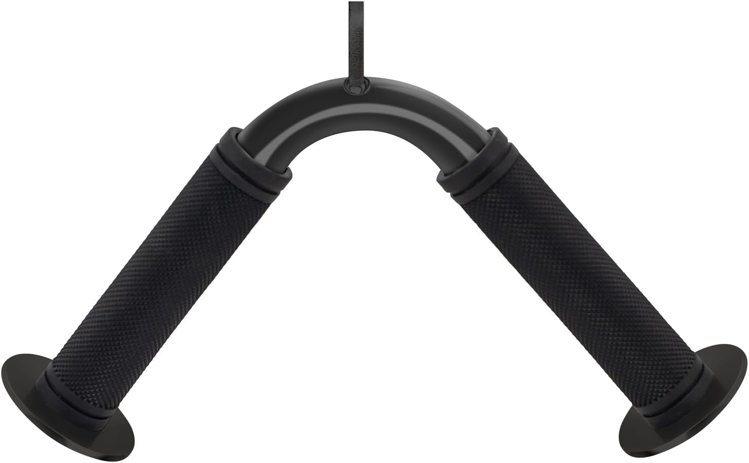 Tricep Press Down Bar, V Bar Cable Attachment, Steel with Non-Slip Rubber Grip (Black) Tricep Press Down Bar, V Bar Cable Attachment, Steel with Non-Slip Rubber Grip (Black)