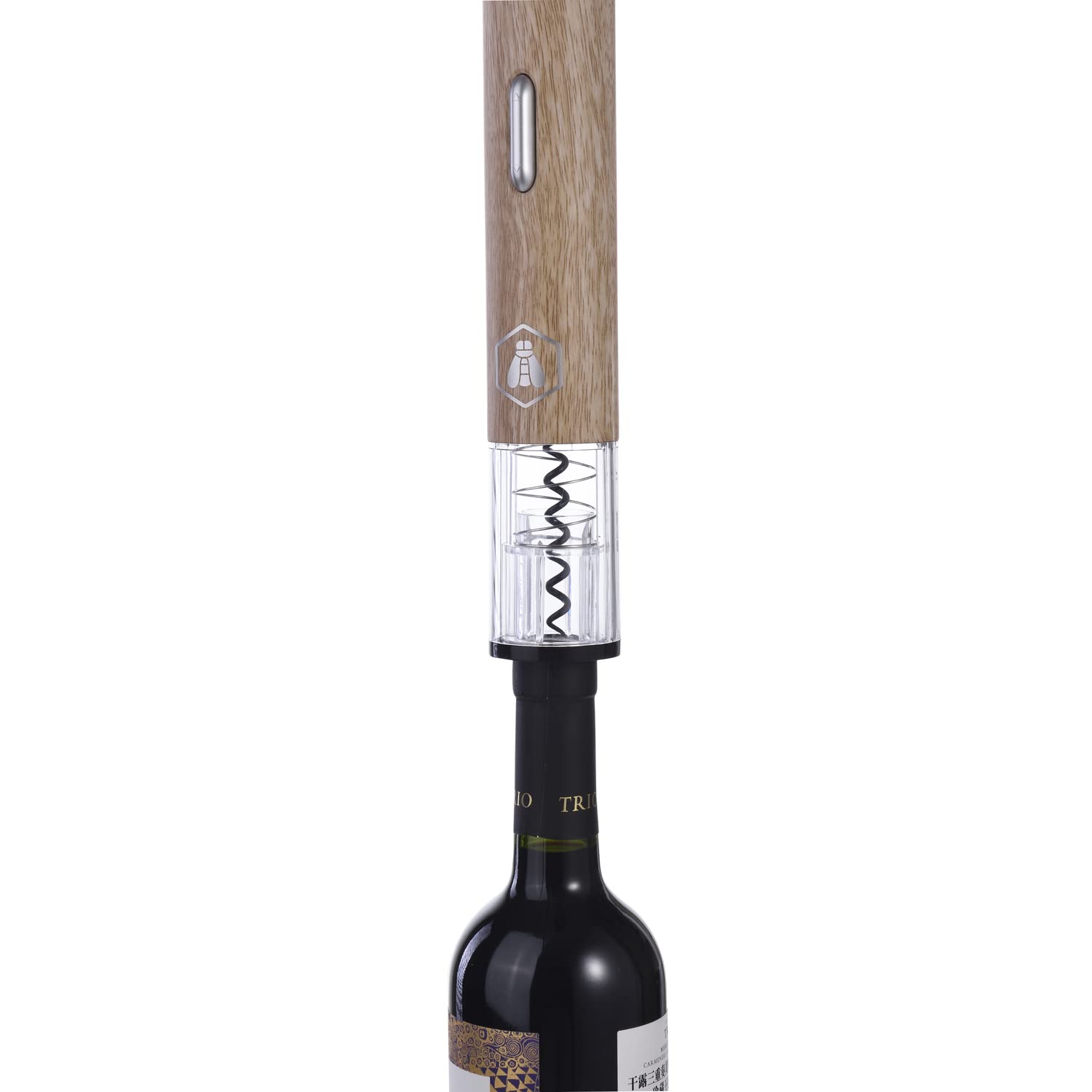 LAGUIOLE - LAGUIOLE,Tire-Bouchon Electrique, Ouvre-Bouteille Electrique, Automatique, Bois et Argent