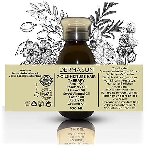 DERMASUN 7-in-1 Öle Haar Wuchs & Pflege Haaröl Conditioner Oil Therapy 100 mL Cover