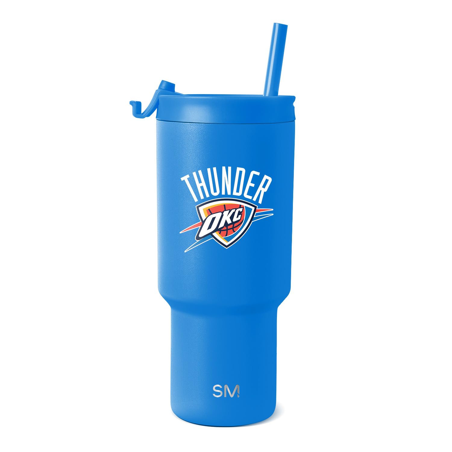Simple Modern Officially Licensed NBA 30oz Tumbler with Flip Lid and Straws | Insulated Stainless Steel Cup | Trek Collection