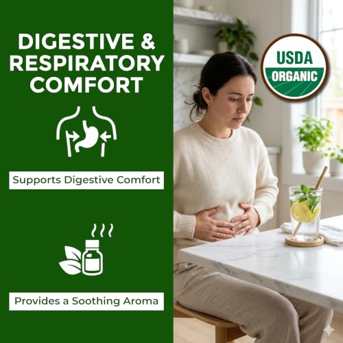 Aceite Esencial Orgánico de Menta 1 Fl Oz miniatura 6