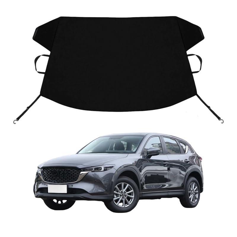 Image of CX-5 CX-50 Custom Windshield Cover for Ice and Snow for Ma-z-da CX5 CX50 Windshield Snow Cover 600D Shade Blocks Winter Frost Hail Protector Car Accessories