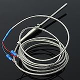 MASUNN IDT Pt100 Sensor De Temperatura 2M Sonda De Cable 50Mm 3 Cables-50-400Degree