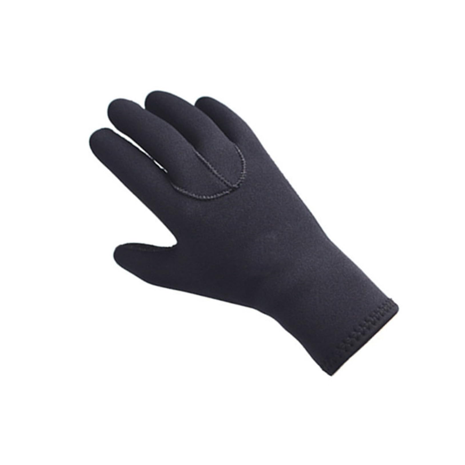 Toddmomy 3mm Neopren Tauchhandschuhe rutschfest, 1 Paar, Schwarz