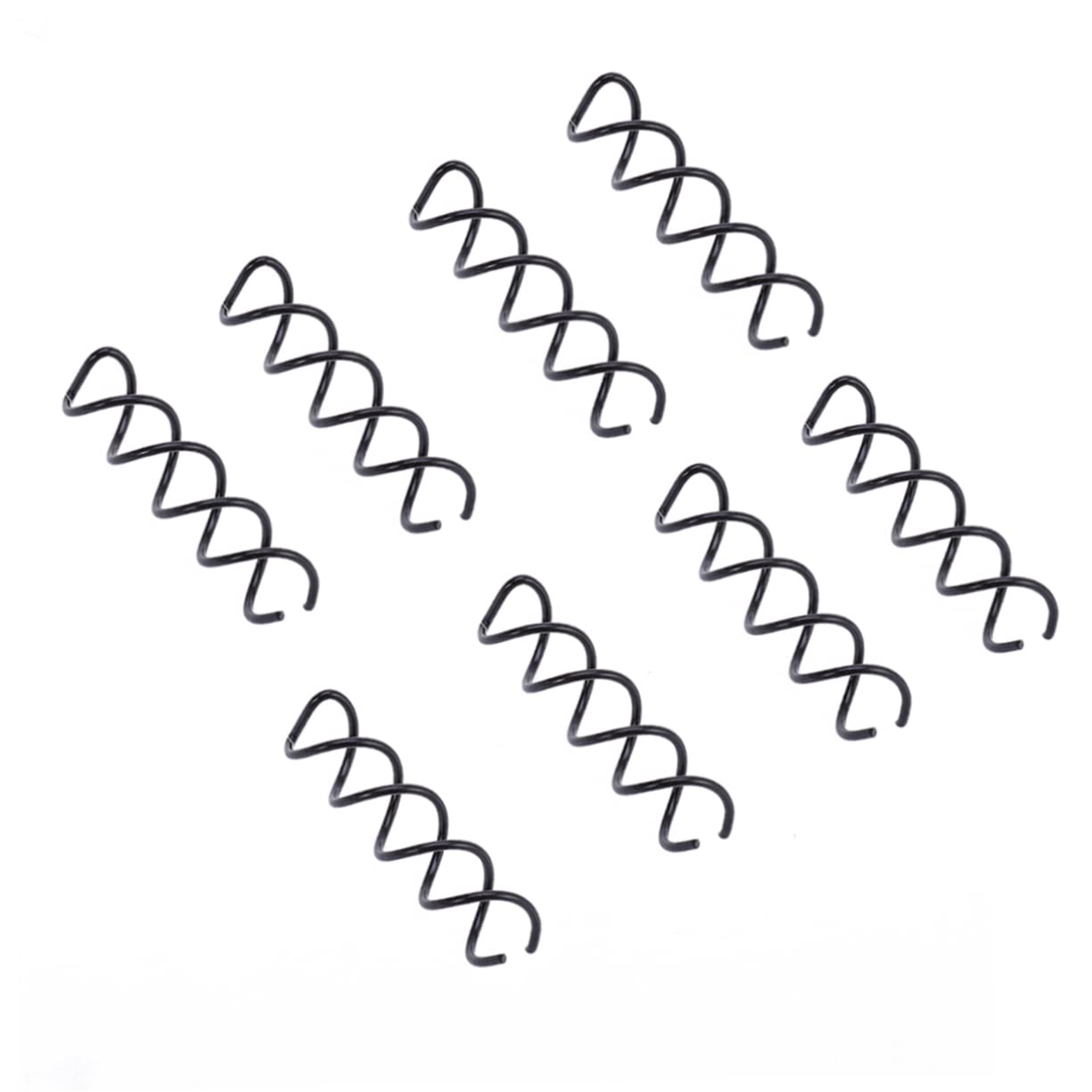 Ipetboom 8pcs Claw Clips Hair Clips Metal Spiral Bobby Barrettes for Thick Hair Spiral Hairpins Matte Hair Claw Clips Braid Hair Clip Non-scratch