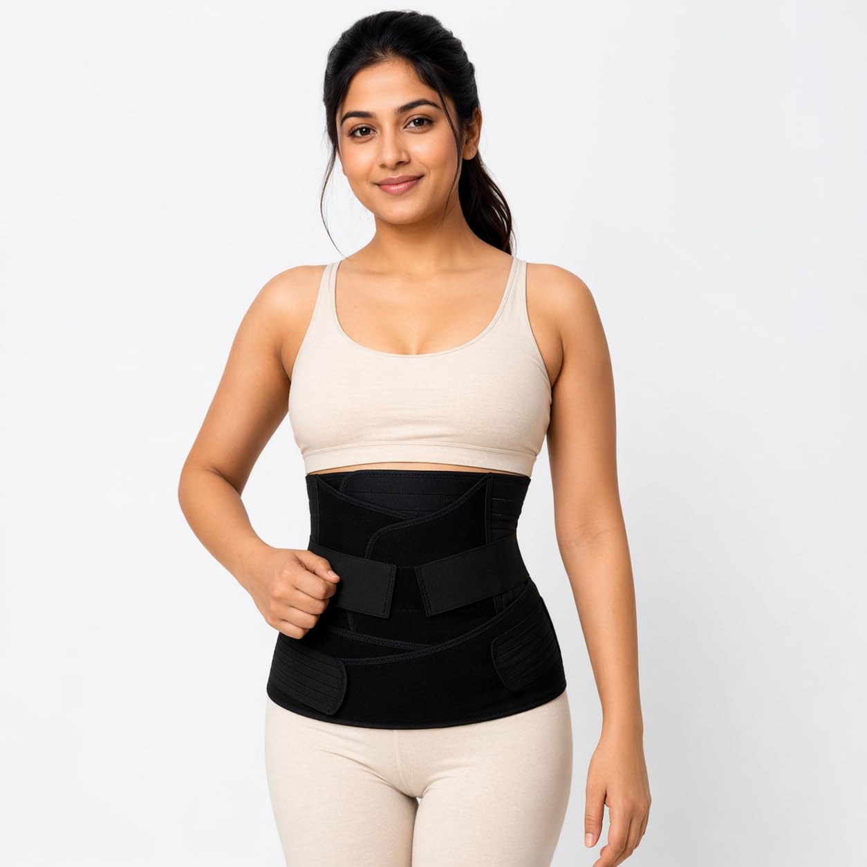OFFICEPY 3 in 1 Post Pregnancy Belt for Women, Adjustable Tummy and Waist Support, Breathable and Comfortable Fit-picture-26
