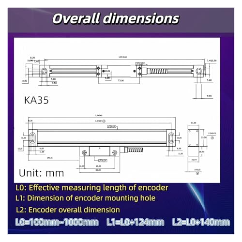 Kit Digital 3 Ejes DRO con 3 Escalas Lineales miniatura 3