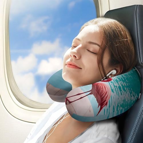 Almohada de viaje espuma viscoelástica 30 cm x 25 cm miniatura 3