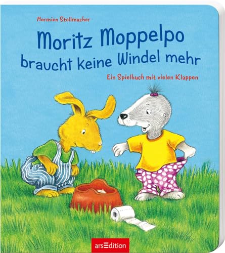 Moritz Moppelpo braucht keine Windel mehr: Ein Spielbuch mit vielen Klappen...