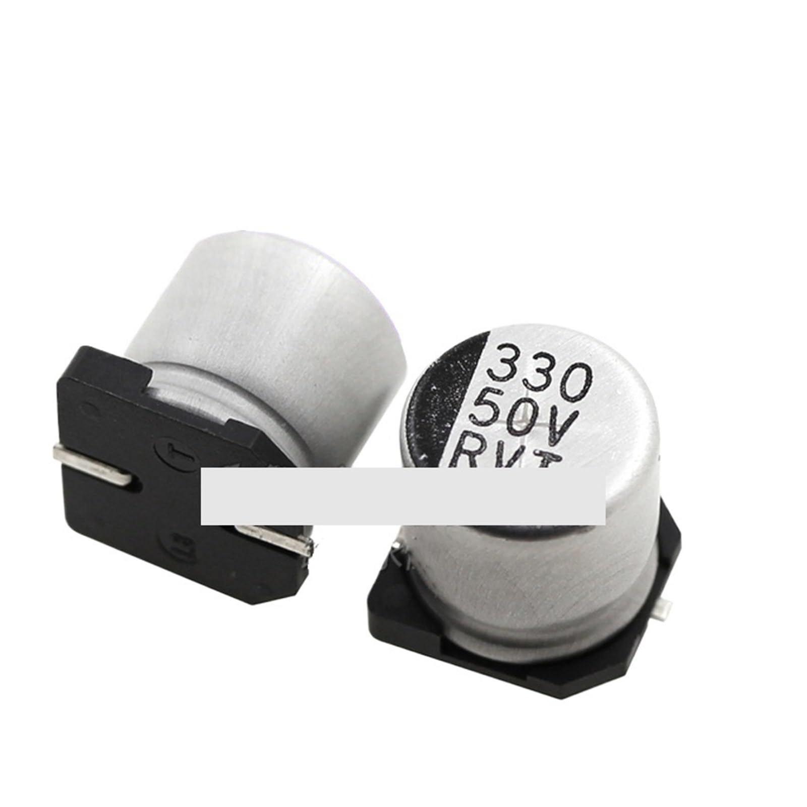 ICXLPMC 10PCS Electrolytic capacitor 50V330UF 10 * 10mm SMD aluminum electrolytic capacitor 330uf 50v