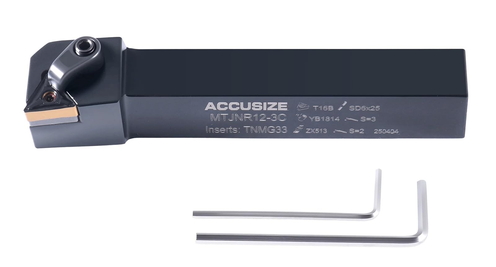 Accusize Indexable Tool Holder, 3/4" x 5", RH, 2312-5008
