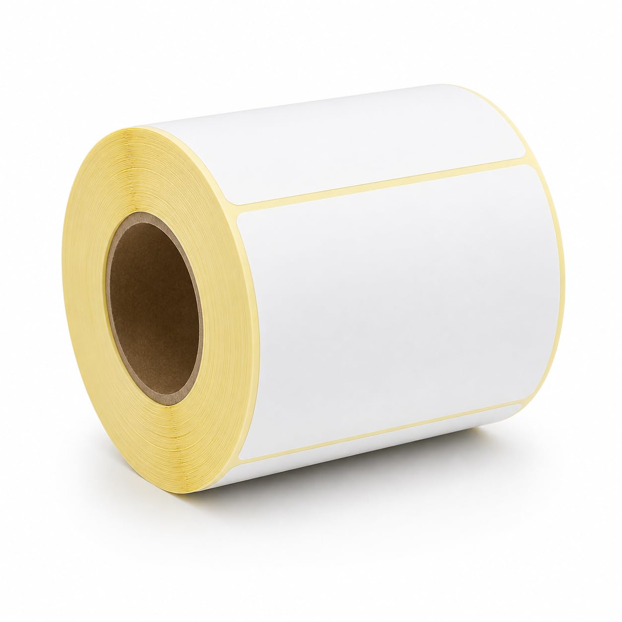 Étiquettes thermiques 80 x 50 mm blanches rouleau 1000 pièces adhésif permanent codes-barres