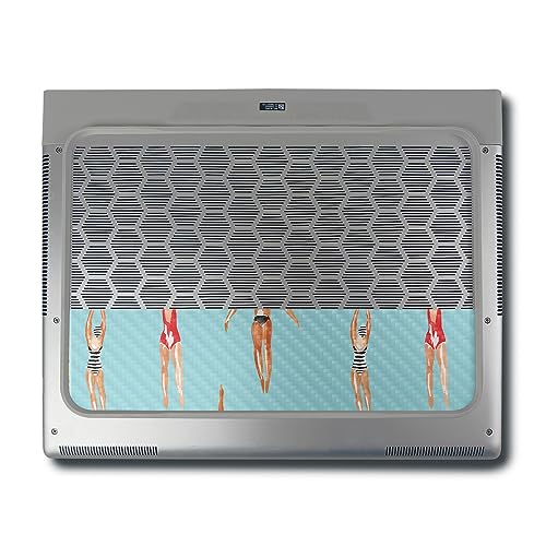 Image of MightySkins Carbon Fiber Skin Compatible with Alienware X16 R1 (2023) Full Wrap Kit - Upstream | Protective, Durable Textured Carbon Fiber Finish | Easy to Apply & Change Styles | Made in The USA