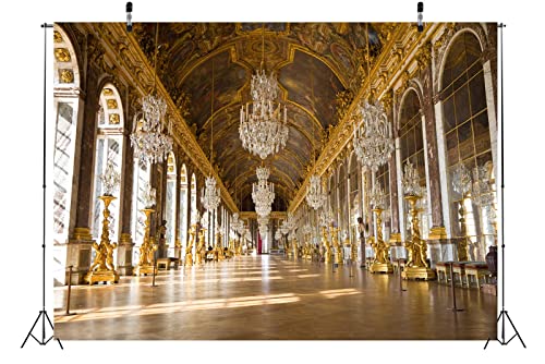 BELECO Fondo Fotográfico 7x5FT Palacio Versalles miniatura 4