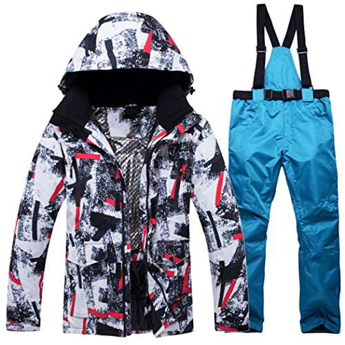 Combinaison de ski homme chaude pour stopper le vent en sport d'hiver