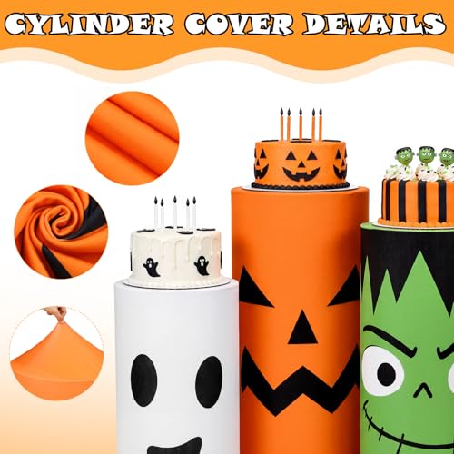 Housse de cylindre Halloween deco pour presentoir table gateau