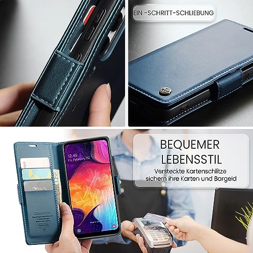 XYGLOW Cover per Samsung Galaxy A50 Premium Pelle