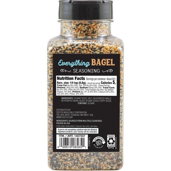 Miniatura 2 de Kirkland Signature Condimento Everything Bagel, 17.8 onzas