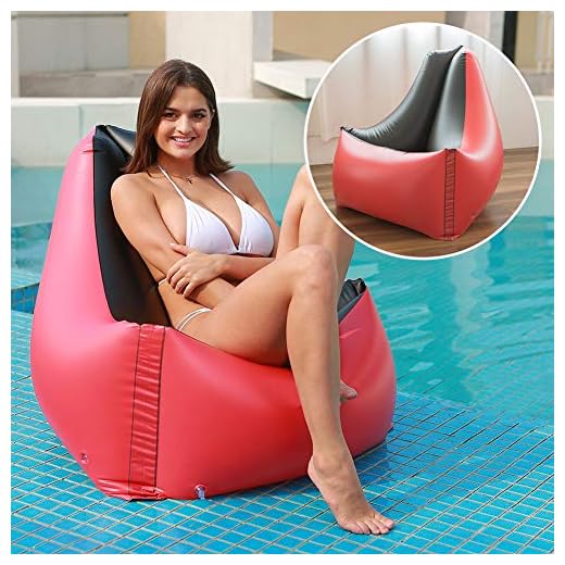 Zcaukya Inflatable Pool Float Lounger, Ride On Swimming Pool Floating Couch, Inflatable Pool Floating Chair, Inflatable Sofa for Summer Parties Pool Ride-on Sofa