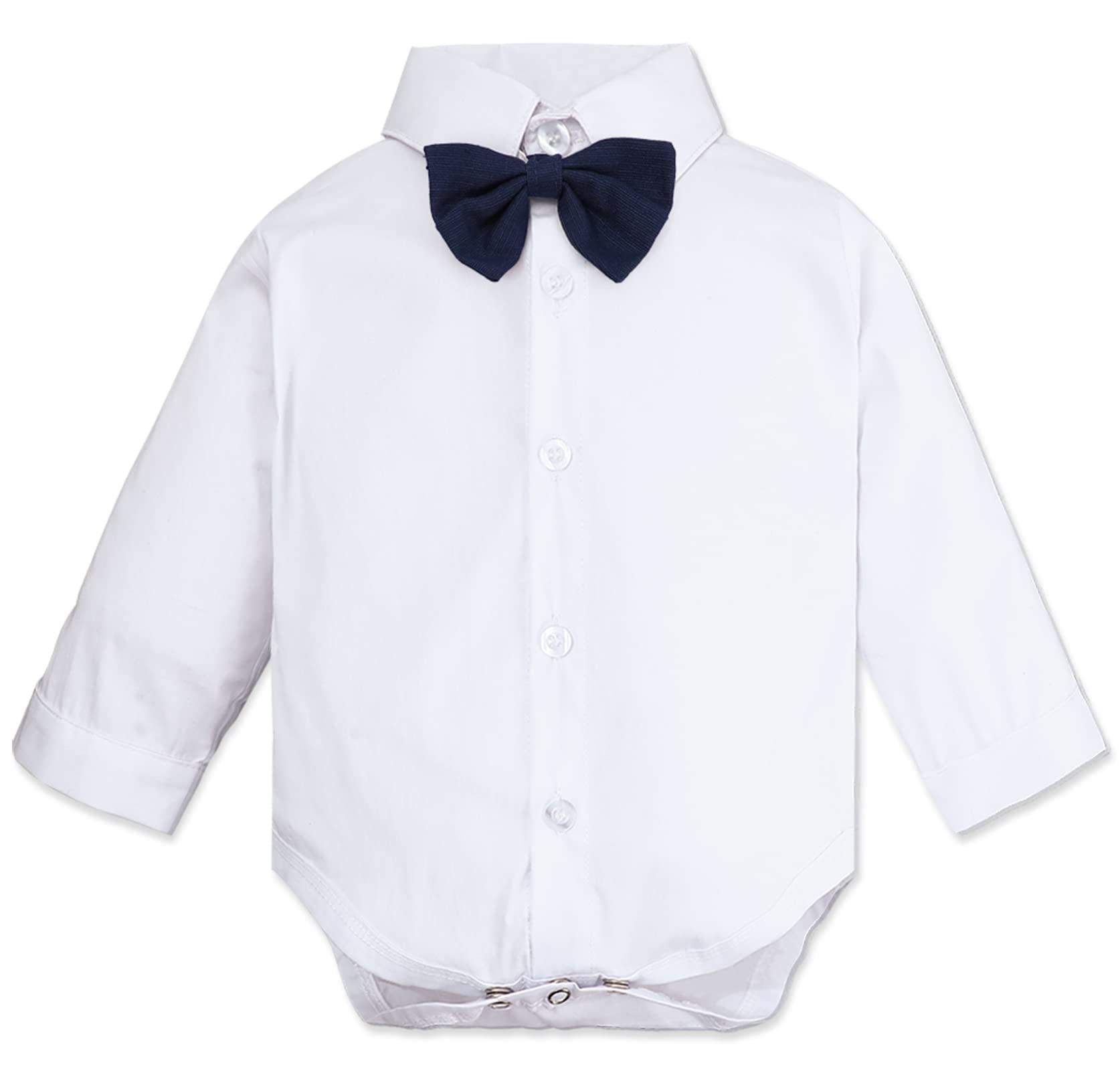 mintgreen Body de Mariage Bebe Garçon, Nouveau-né Grandir Gentleman Noeud Papillon Gilet Chemise, 3-18 mois