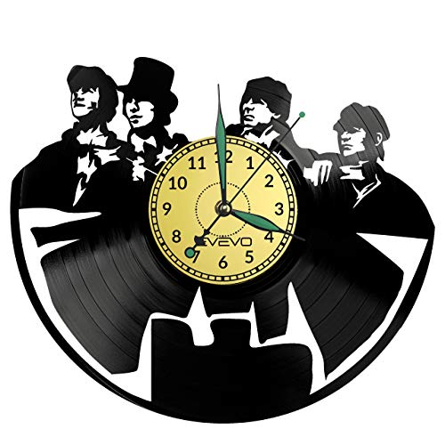 EVEVO The Beatles Disque Vlnyle Disques Vinyliques Horloges Murales Vinyle Record Mur l’horloge Créatif Classique… - Les Beatles, Paul McCartney, John Lennon, RIngo Starr, George Harrison EVEVO The Beatles Disque Vlnyle Disques Vinyliques Horloges Murales Vinyle Record Mur l'horloge Créatif Classique… – Image 6