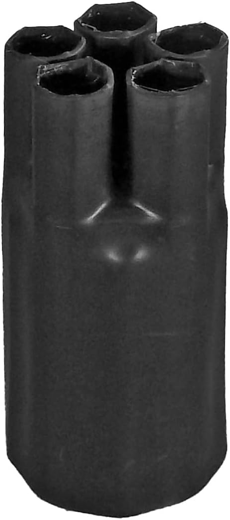 Electriduct Heat Shrink Breakout Boots 0.9" Core Diameter 2 Cores (10 Pack) Black