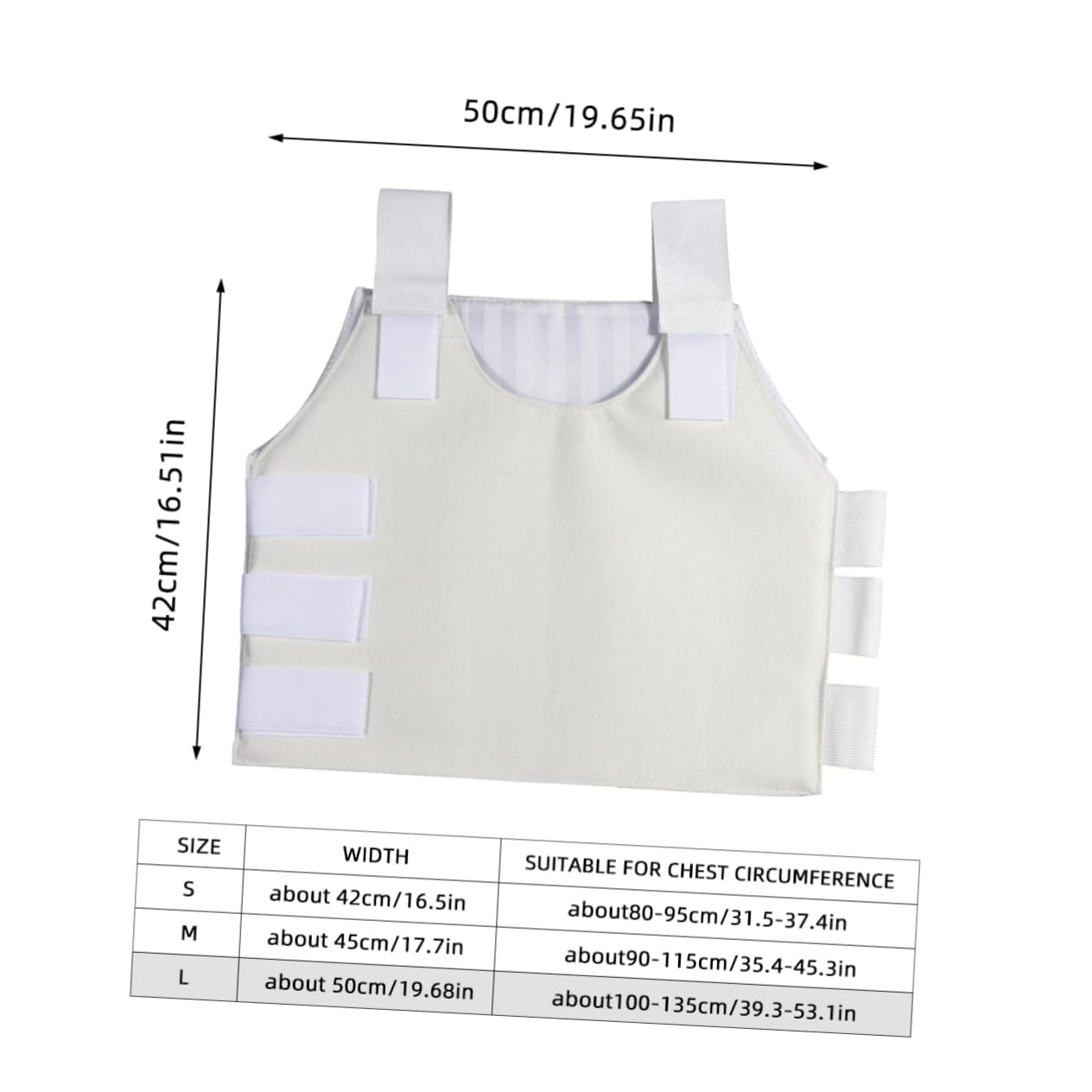 Breathable Chest Support Brace Belt for Rib Protection Post-Surgery Relief Adjustable Elastic Chest Wrap for Thoracic Surgery Recovery