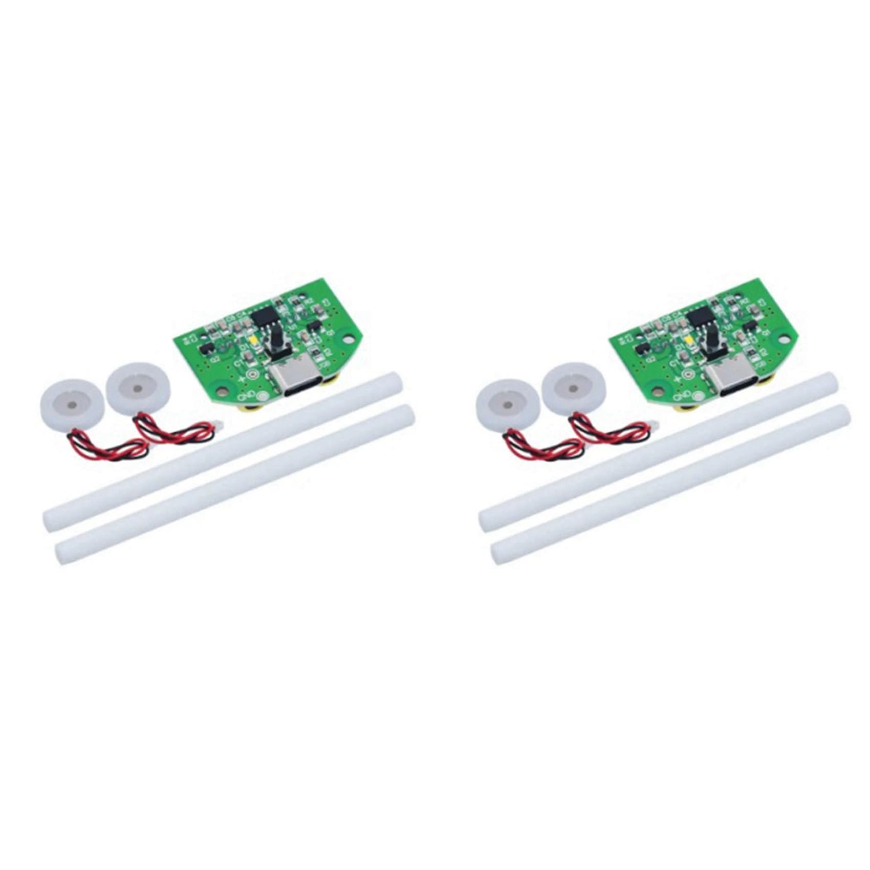 Hndhbfgrt 2X Dual Atomization Module USB Humidifier Driving Circuit Board Atomization Experimental Equipment Ultrasonic