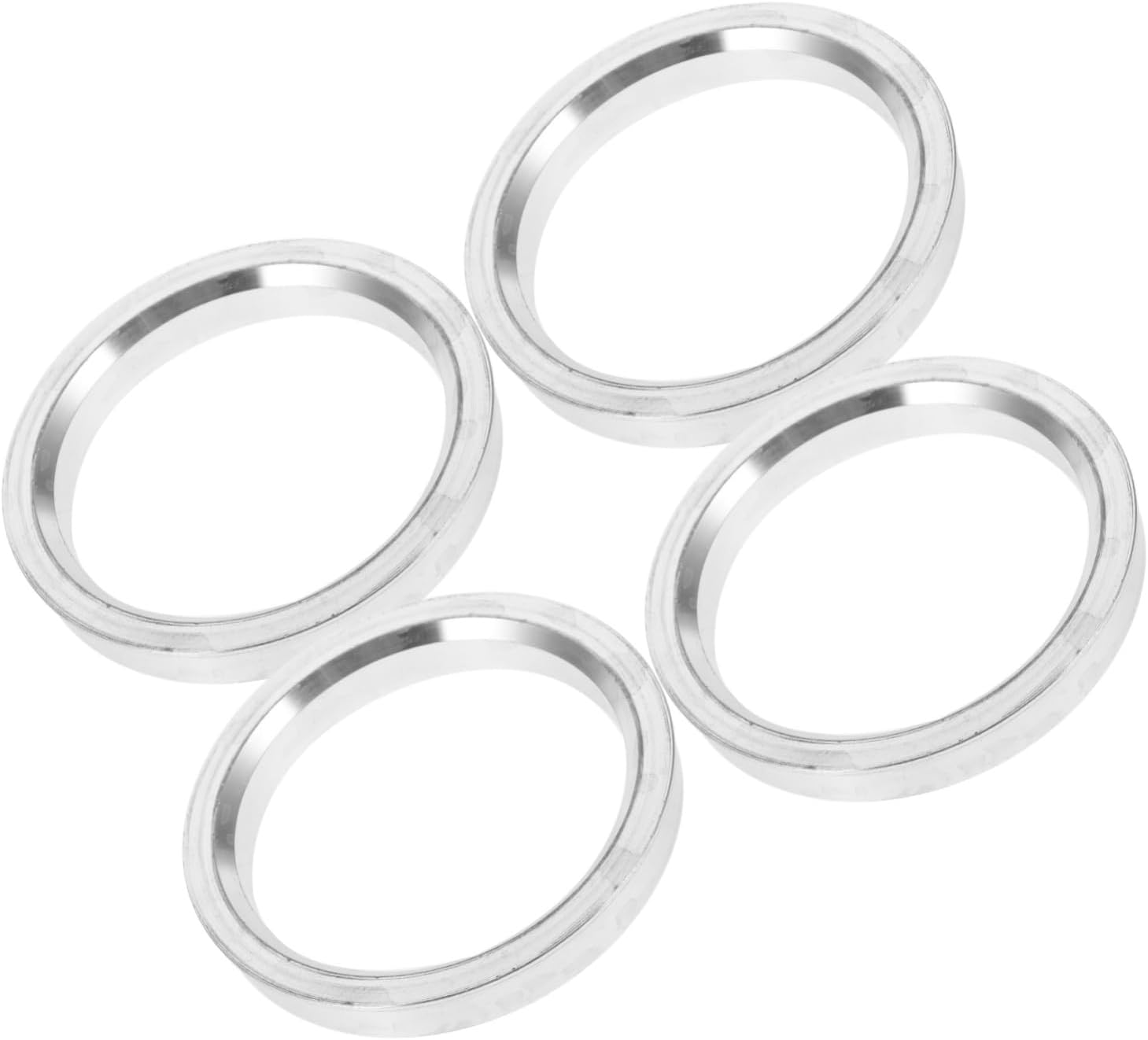 4pcs Hub Centric Rings to Easy Install Aluminum Wheel Bore Spacer Vehicle Hub Adapter for Improved Ride Stability and Aesthetic Upgrade