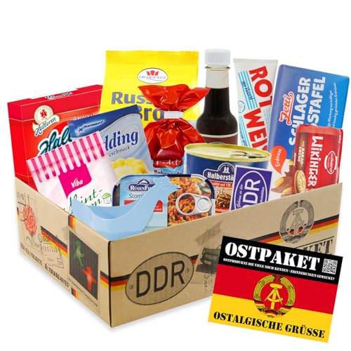 Ostprodukte Spezialitätenpaket DDR Ostpaket DDR Produkte Geschenkset Frau Geschenkbox Mann DDR Geschenkpaket