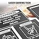 NICECNC Schwarz Fender Warning Tag Board Aufkleber Compatible with Yamaha Raptor 700 2013-2024, Raptor 700R 2013-2024, YFZ450R 2014-2024