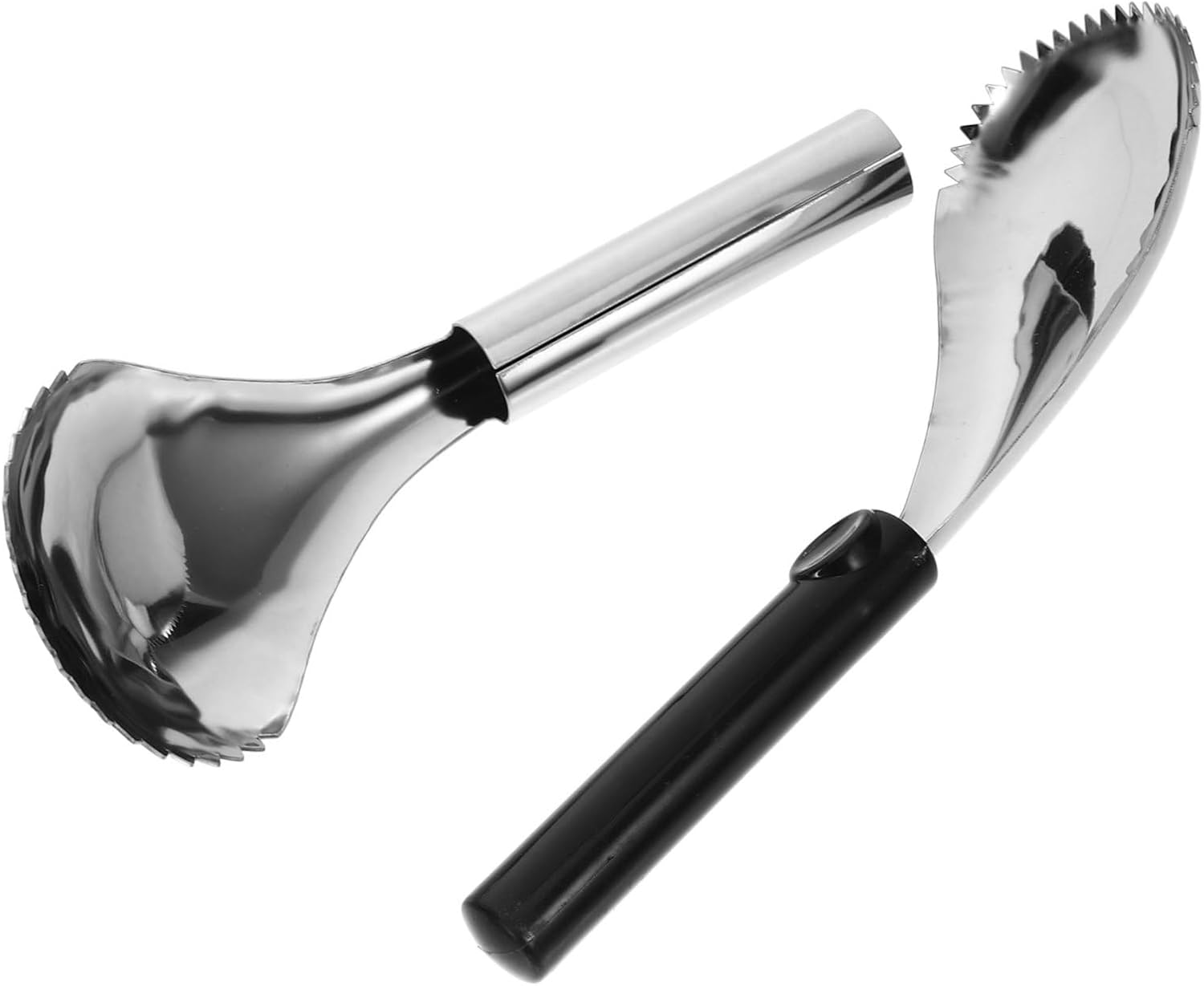 2pcs Vegetable Corer Remover Efficient Pumpkin Core Scooper Ice Shovel Tool Lightweight Design for Easy Kitchen Use for Fruit Vegetable Preparation
