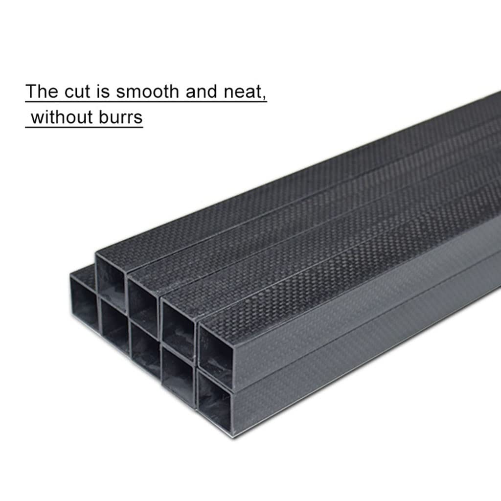 1Pcs 3K Carbon Fiber Square Tube, Length 1000mm OD8 10 15 18 20 22 25 30 35 40mm High Strength Matte Surface Carbon Tube For R/C Model (Color : 32x32x30mm plain)