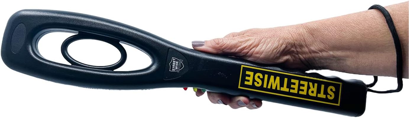 STREET WISE SECURITY PRODUCTS Streetwise SWMKKCLB Streetwise Handheld Metal Detector, Black