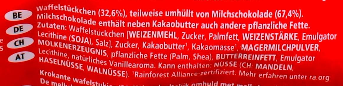 KITKAT Big Chunks Mix-in, knusprige Waffelstückchen, teilweise umhüllt von Milchschokolade, 16er Pack (16 x 400g)