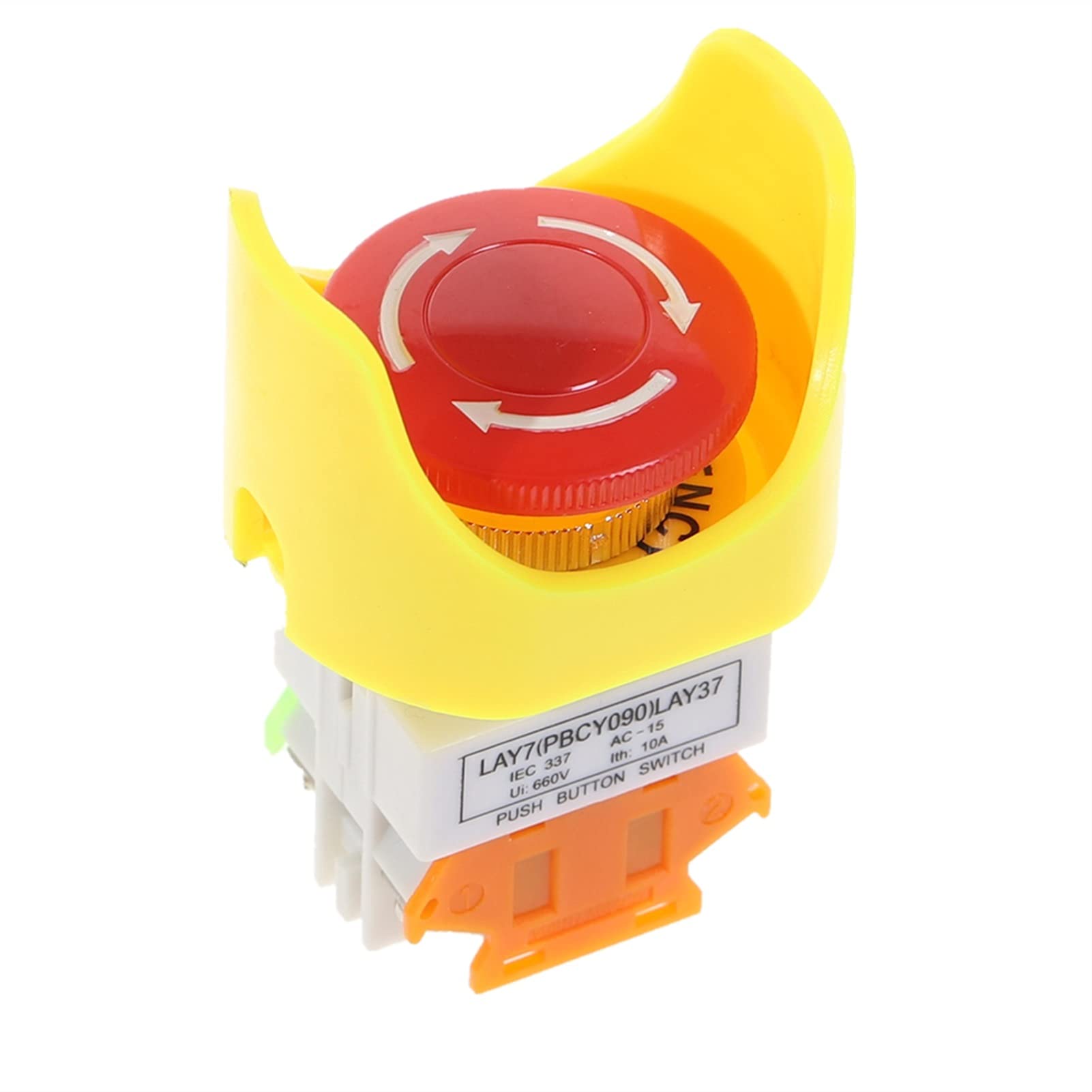 Interrupteur d'arrêt d'urgence SCHIK bouton poussoir rouge 1NO 1NC AC 660V