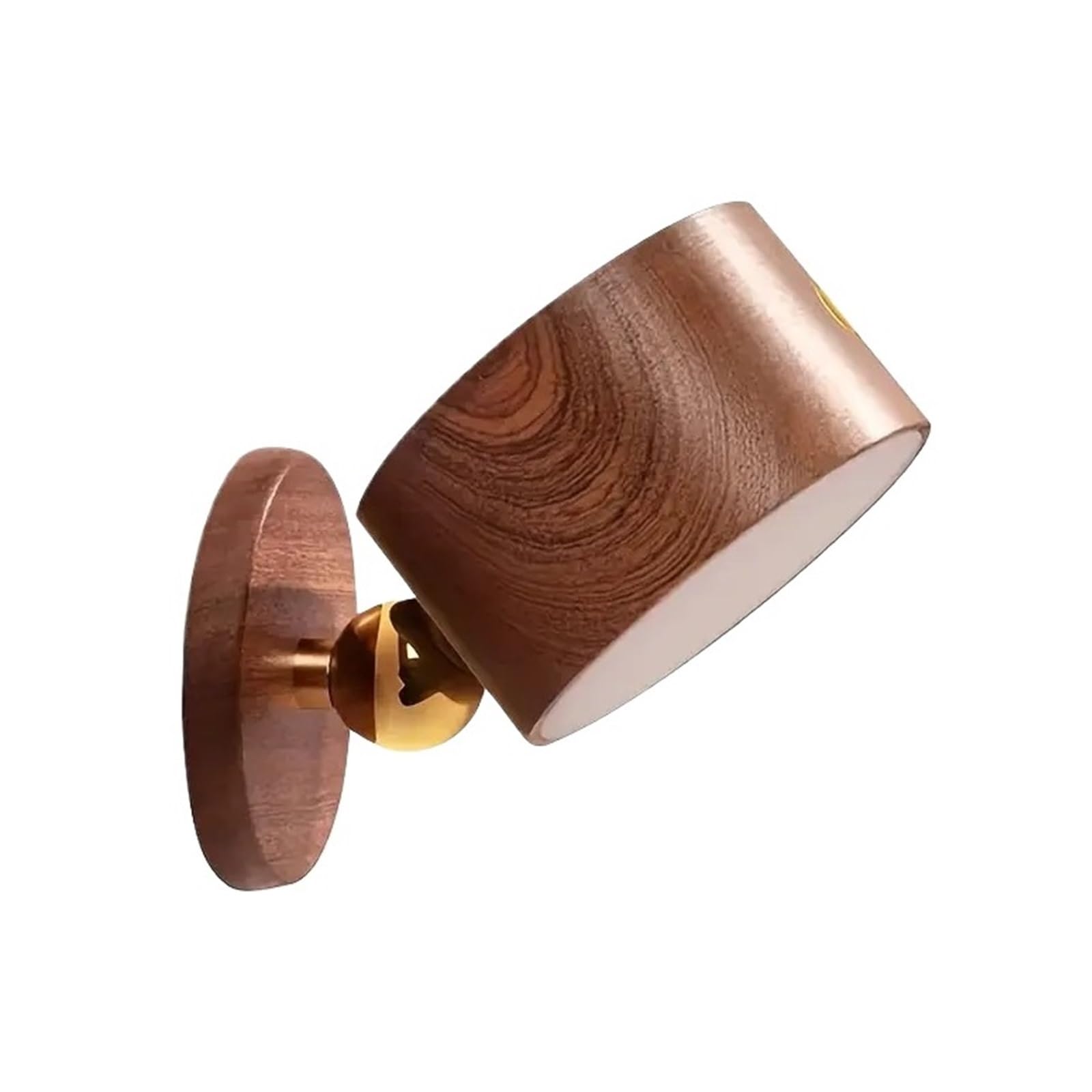 Drewniana Lampa Ścienna Do Sypialni I Salonu, Z Możliwością Ładowania Przez USB, Obracana O 360 Stopni, Magnetyczna Spełnianie Wymagań Oświetleniowych Bez Wysiłku(Sabili Wood)