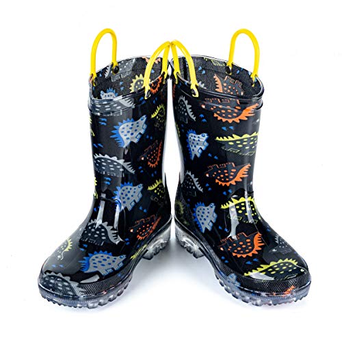 Image of HugRain Light Up Rain Boots for Little Kids