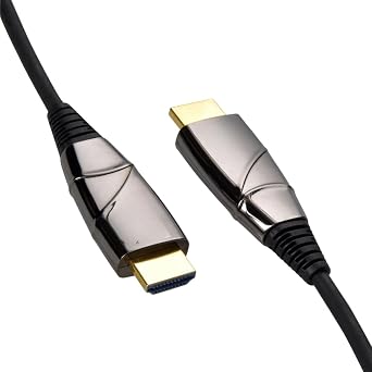 Single Pack 60Ft eARC Fiber Optic HDMI Cable 8K/60Hz 48Gbps Anti-Static Bags